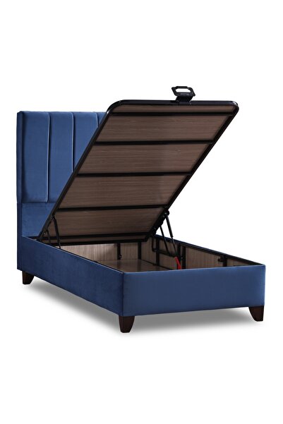 Yatakcım Blue Star Baza + Başlık + Yatak Set (3 lü set) Mavi