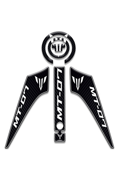 Genel Markalar YAMAHA MT07 MOTORSİKLET AKSESUAR TANK PAD SET (2014/2017) 01