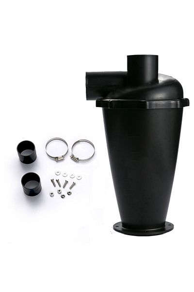 Choice Black Cyclone Vacuum Cleaner Turbo Woodworking Filter Cyclone Separator Industrial & Home With Flang