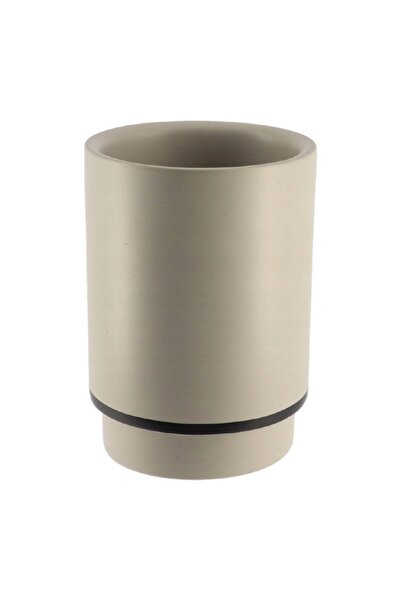 Tendance كوب حمام دائري أنيق من البولي راتنج بسعة 350 مل