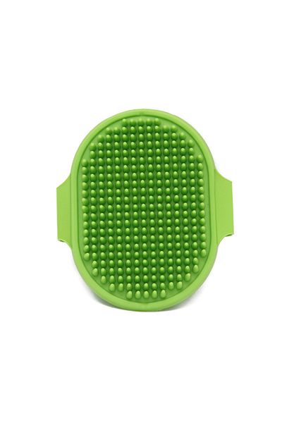 Choice One Size Green Soft Rubber Dog Brush Comb Cat Bath Brush Rubber Glove Hair Fur Grooming Massage Brus