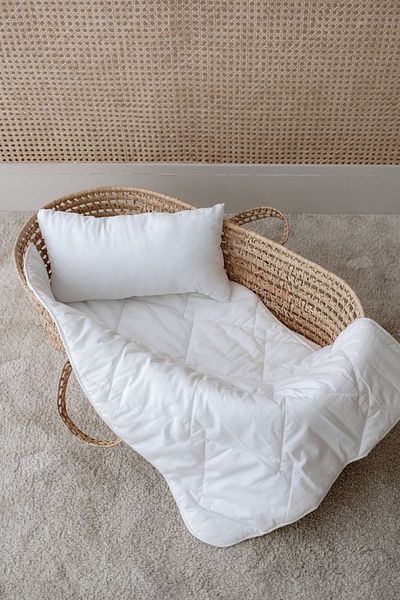 Tuğba Kuğu Mother's Side Crib Sleeping Set - Quilt (55X95) - Pillow (25X45)