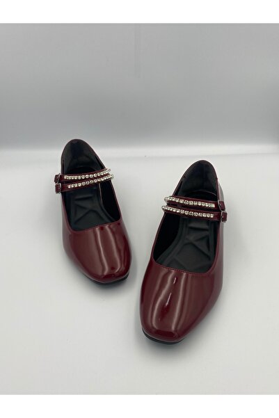 Ömer Ediz Shoes Жіночі балетки з блискучими камінцями - Повсякденна вишуканість