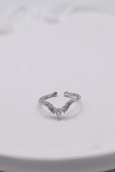 DEMOKAN Women's Ring Special Series Thin Tiara Model Ring