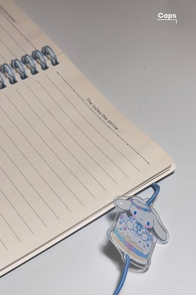 caps Cinnamoroll - Caiet cu dungi Sanrio - Modele Sanrio - 140 de coli