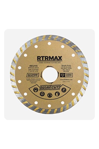 Rtrmax Ret180 Turbo Kanallı Elmas Testere 180x22mm