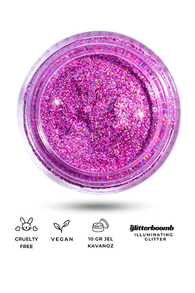 the glitter boomb - Jel Glitter - Pink Ruby