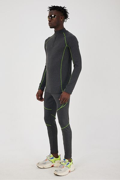 Scorp Мъжки термо костюм Thermo-Fit Extreme - Антрацит, Ски бельо