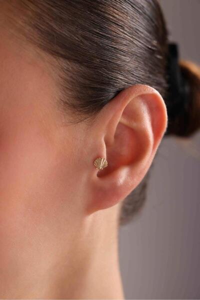 Tufanlar Kuyumculuk Altın Deniz Kabuğu Piercing