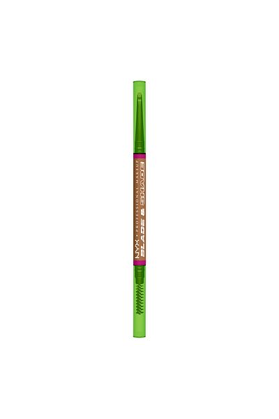 NYX Professional Makeup Blade & Shade, Dual Edged Brow Pencil, Up to 16HR wear, Ash Blonde