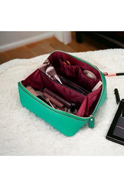 PLM Ella Women's Travel Cosmetic Care Makeup Bag Organizer Green