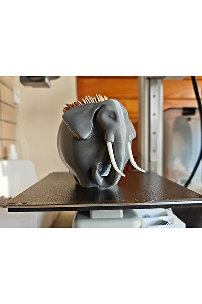 Goplast Premium Dekoratif Fil Şekilli Kürdanlık, Fil Kürdan Pamuklu Çubuk Kut...