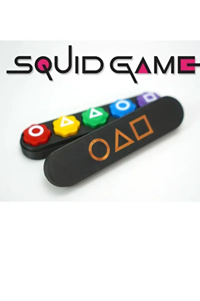 OddieArtStore Squid Game Five Stones -Gonggi & Boxed – Black Boxed Model/Gift Content