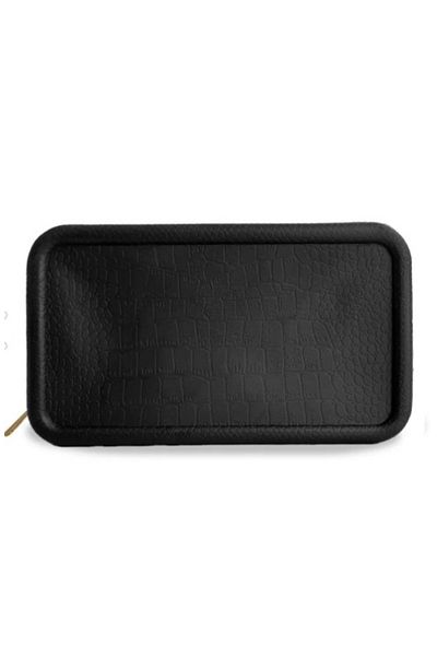 FDF STORE Custom Fragrant Makeup Bag Machine Washable Custom Textured Travel Cosmetic Bag