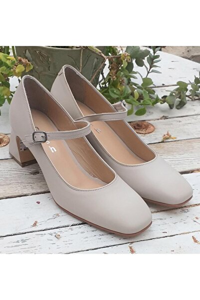 NISH N2508 Women's Genuine Leather Heeled Classic Business Shoes