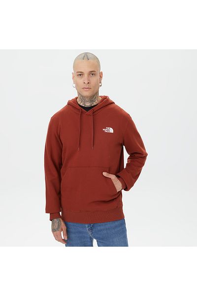 THE NORTH FACE Мъжки суитшърт с качулка и сезонен графичен дизайн, кафяв
