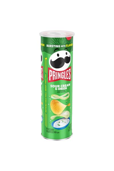 Pringles Sour Cream&0Nıon Flavored Con Sabbor 158 Gr