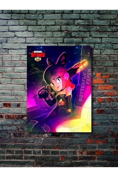 ZNC Brawl Stars, Eşsiz Tasarım Oyun, Karakter Posterleri, Özel Tasarım Kağıt ...