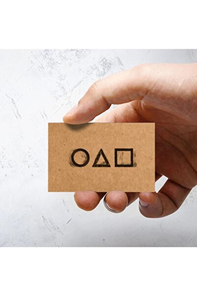 ZeytinReklam Squid Game2 Eğlenceli Davet Kartı 25 Adet - Squidgame 2 Adet Sticker Squid Game2 Kart