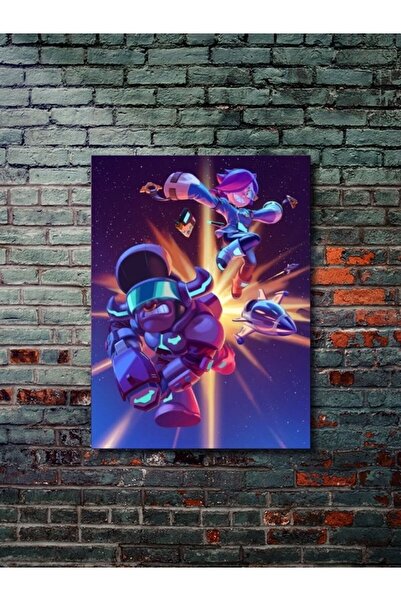 ZNC Brawl Stars, Παιχνίδι μοναδικής σχεδίασης, αφίσες χαρακτήρων, αφίσα από χ...