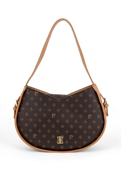 Pierre Cardin حقيبة كتف نسائية من مونوجرام بني 05PC24Y536-MN