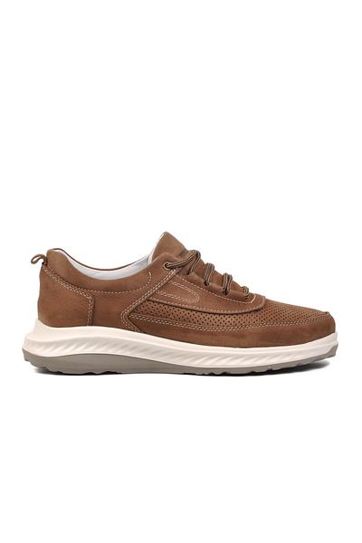 Bulldozer 241101 Ανδρικά παπούτσια casual από γνήσιο δέρμα Mink Nubuck