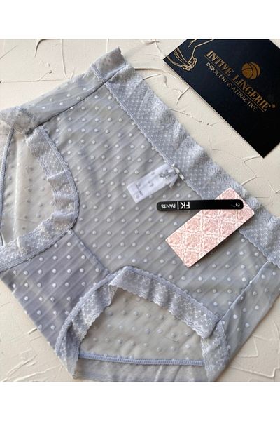 İntive Lingerie Lily Baby - Πουά βαμβακερό δίχτυ, διαφανές εύκαμπτο Bato/Slip-2827