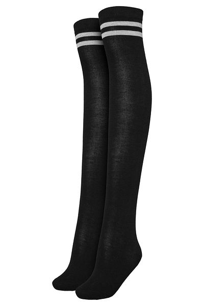 Urban Classics Accessoires Ladies Overknee Socks 2-Pack