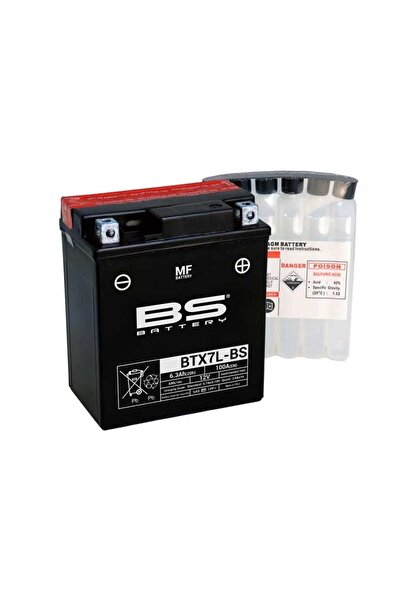 Genel Markalar BS AKÜ BTX7L-BS 12V7AH 2004-2017 Honda CBF 150