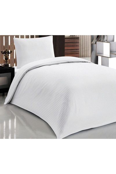 Tekstil Home Set de husă de pilotă din satin de bumbac de lux, cu 83 de sârmă, cu dungi