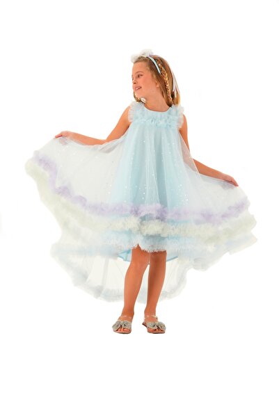 Rs.RosieKids Kız çocuk kuyruklu elbise