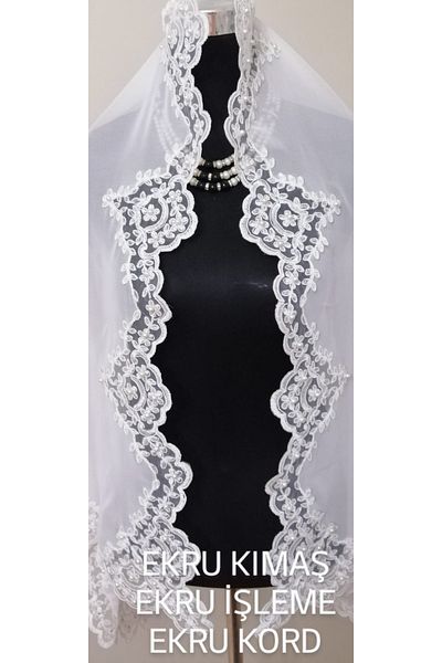 Lady Rio Mevlit Shawl - Fancy and Special Occasion Shawl, Pearl Evening Dress Shawl