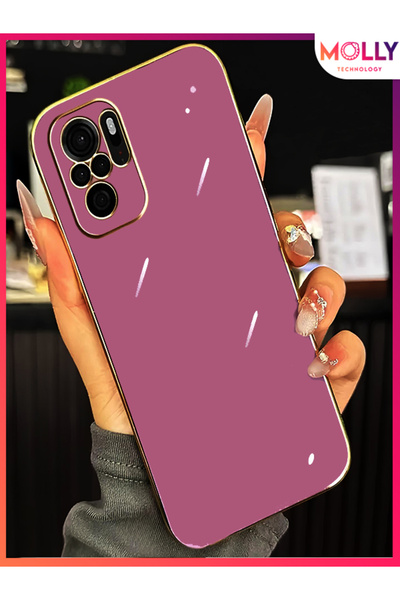 Molly Technology Luxury Silicone Case for Xiaomi Redmi Note 10S with Lilac Ed...