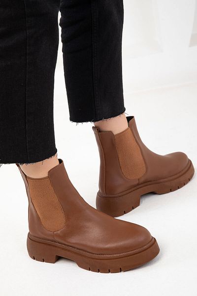 SOHO Damskie buty i botki w kolorze brązowym 19886