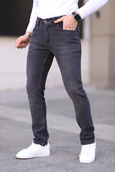 Trendyol Collection Anthracite Regular Stretchy Fabric Jeans Jeans Tmnss25Je00001