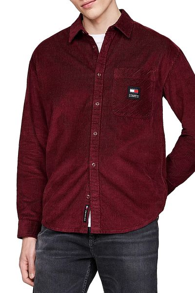 Tommy Jeans Cord-Shirt für Herren – Relaxed Fit DM0DM19660 VLP