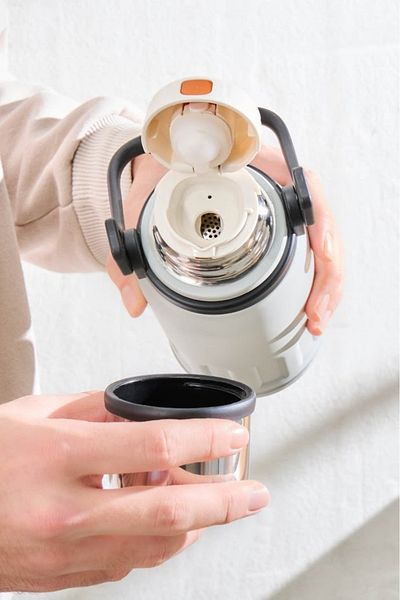 Karaca Thermos din oțel Adent 800 Ml rezistent la scurgeri - ceață