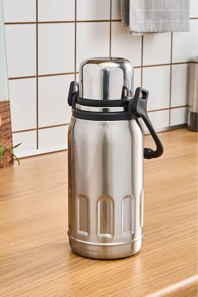 Karaca Adent 800 ml Inox Leak Proof Thermos - Steel Design