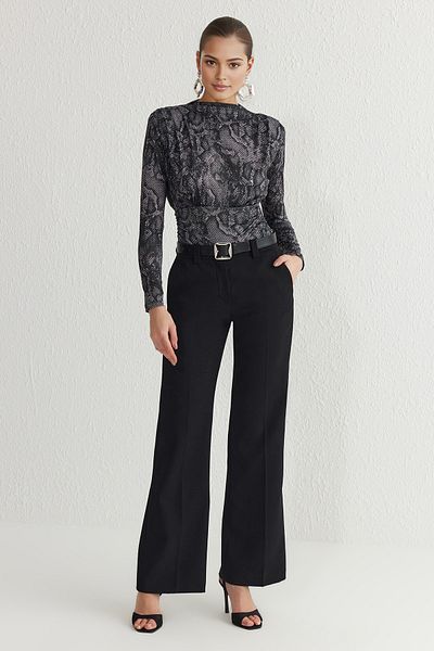 Trendyol Collection Többszínű, drapírozott pattintható kötött test TPRAW23BD00048