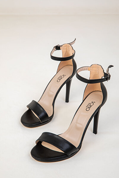 SOHO Černo-béžové dámské klasické boty na podpatku 14530