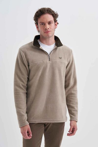 Cazador CAZ 5632 - Polar Sweat Beige Hooded