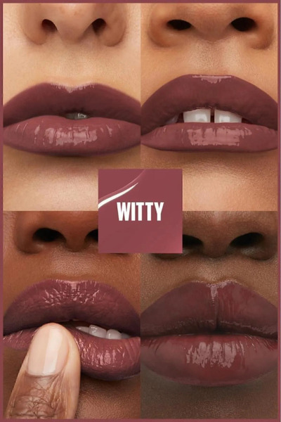 Maybelline New York Super Stay Vinyl - Ruj lucios, lichid de lungă durată 40 Witty