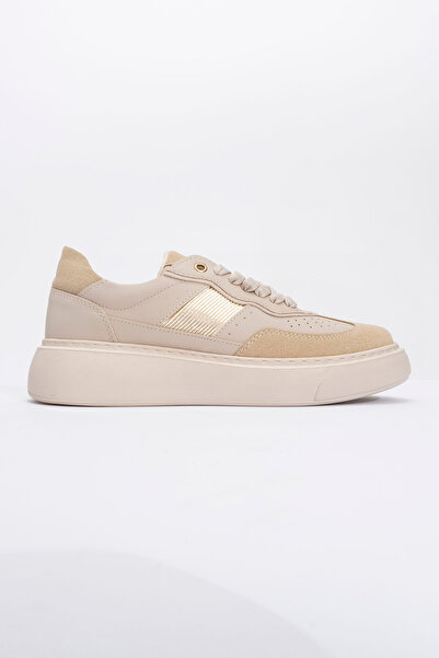 LuviShoes Béžové dámské tenisky BEICE