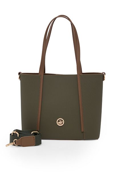 Beverly Hills Polo Club Khaki Women's Shoulder Bag 05Bhpc8052