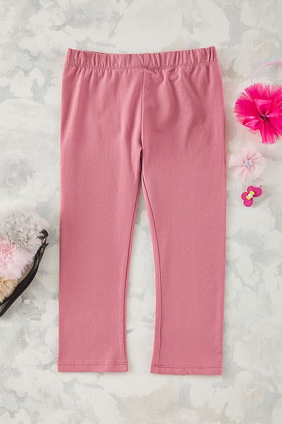 TRENDYOLKIDS Πλεκτό κολάν Dusty Rose Solid TKDSS25TA00008