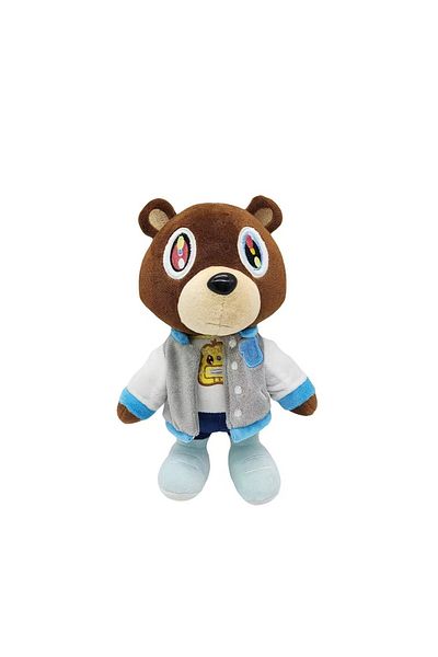Choice 11cm-30cm White 26cm Kawaii Kanye Teddy Bear Plush Toy Kanye West Graduation Soft Fill Home Room Dec