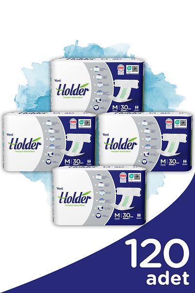 Holder Medium Size Adult Diapers - 30x4 Pieces
