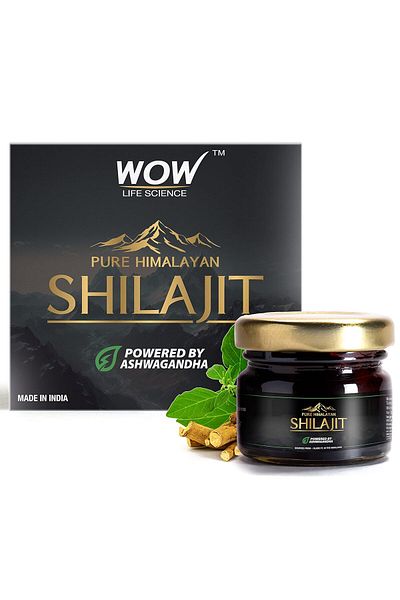 Wow Life Science Himalayan Shilajit Ashwagandha 20g