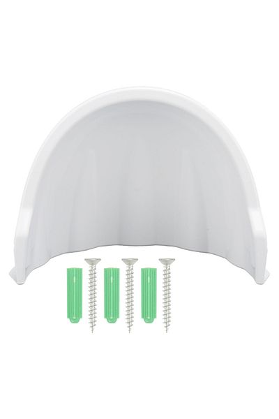 Choice White Protective Cover Abs Plastic Sunshade And Rain Cover Outdoor Surveillance Camera Cover