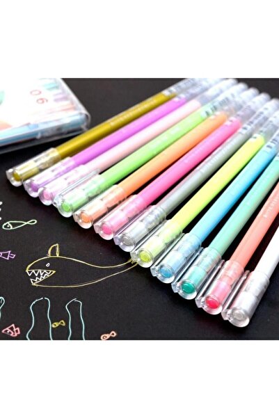 Linea Zuixua Glow Roller Kalem 0.6 Mm Iğne Uç 12 Renk